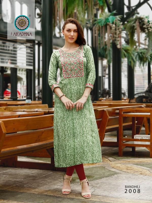 Aradhna Bandhej 2 Festive Wear Designer Kurti Collection